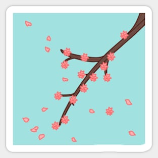 Sakura branch Sticker